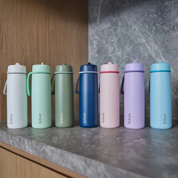 B.Box Stainless Steel Thermos Bottle termofľaša s rúrkou Lagoon 690 ml