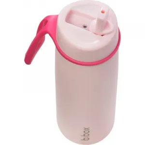 B.Box Stainless Steel Thermos Bottle termofľaša s rúrkou Pink Paradise 690 ml