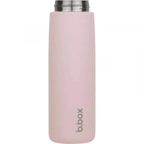 B.Box Stainless Steel Thermos Bottle termofľaša s rúrkou Pink Paradise 690 ml