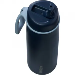 B.Box Stainless Steel Thermos Bottle termofľaša s rúrkou Midnight 690 ml