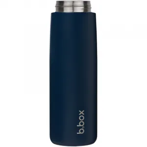 B.Box Stainless Steel Thermos Bottle termofľaša s rúrkou Midnight 690 ml