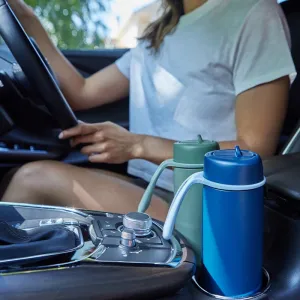 B.Box Stainless Steel Thermos Bottle termofľaša s rúrkou Midnight 690 ml