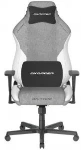 Herná stolička DXRacer DRIFTING XL sivo-biela, látková