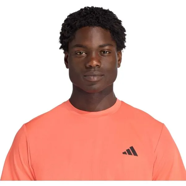 adidas TRAIN-ESSENTIALS BASE TEE Pánske športové tričko, oranžová, veľkosť