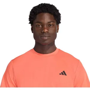 adidas TRAIN-ESSENTIALS BASE TEE Pánske športové tričko, oranžová, veľkosť