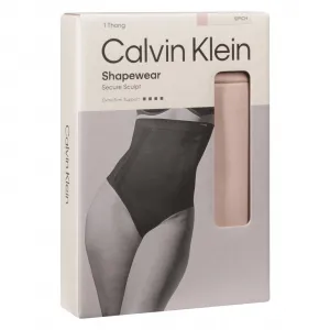 Dámske sťahovacia tangá Calvin Klein béžové (QF8116-7NS) M