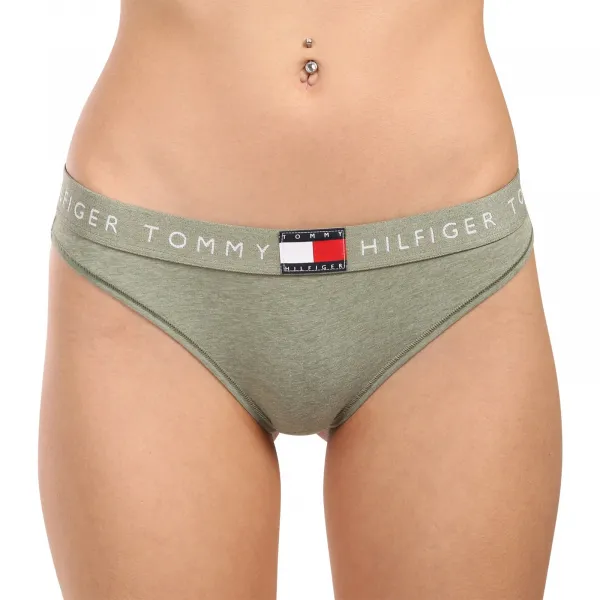 Dámske nohavičky Tommy Hilfiger zelené (UW0UW06038 M1O) M