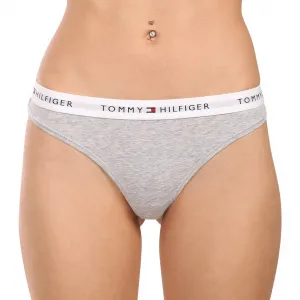 Dámske tangá Tommy Hilfiger sivé (UW0UW03835 P61) M