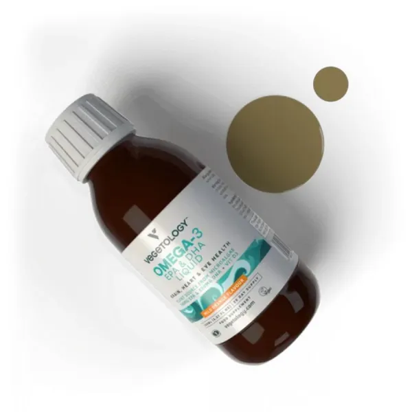 Vegetology Omega-3 Liquid EPA a DHA, s vitamínom D, 150 ml