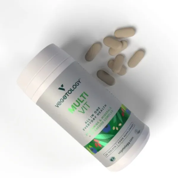 Vegetology MultiVit - Multivitamíny a minerály pre vegánov, 60 tabliet