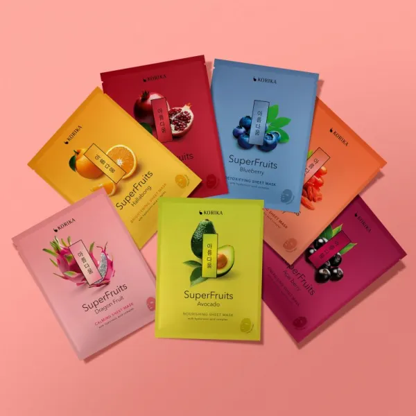 KORIKA SuperFruits sada pleťových masiek 7x25 g
