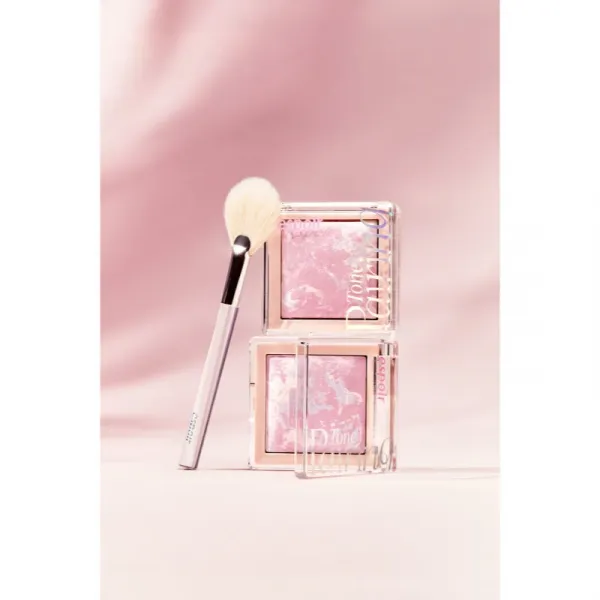 espoir Tone Pairing Highlighter rozjasňovač na tvár a očné okolie so štetcom odtieň Pink Marine 9.6 g