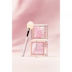 espoir Tone Pairing Highlighter rozjasňovač na tvár a očné okolie so štetcom odtieň Pink Marine 9.6 g