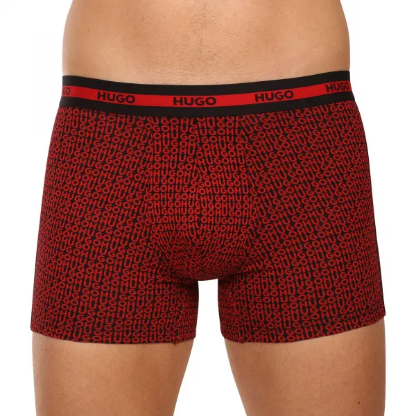 3PACK pánske boxerky HUGO viacfarebné (50545674 963) M, trenky