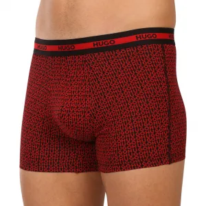 3PACK pánske boxerky HUGO viacfarebné (50545674 963) M, trenky