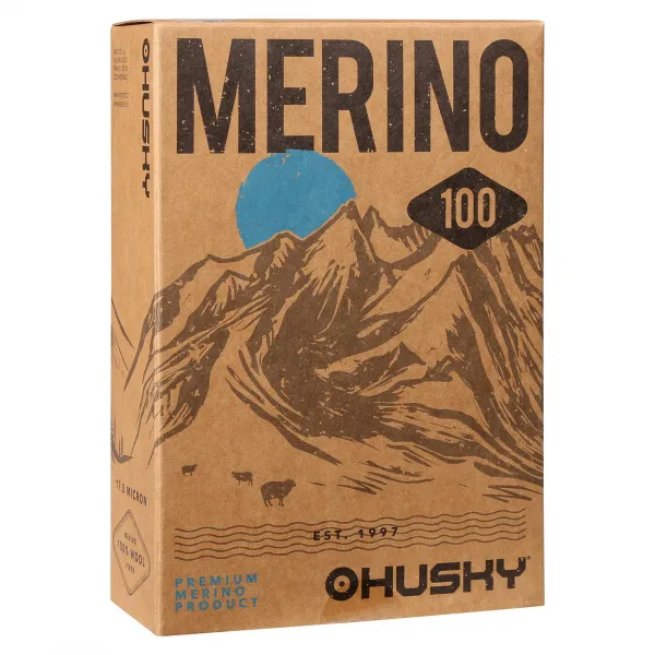 Pánske termo spodky HUSKY MEREA merino čierné (HT0-0814) M