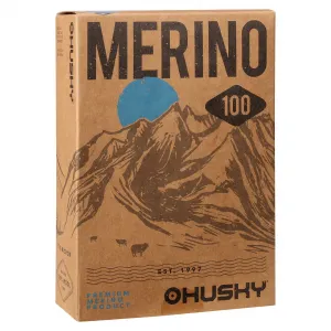 Pánske termo tričko HUSKY MEROW merino modré (HT0-0806) L