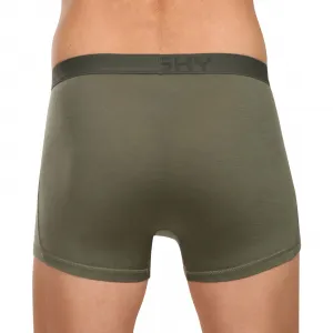Pánske boxerky HUSKY MEX merino zelené (HT0-0816) L, trenky