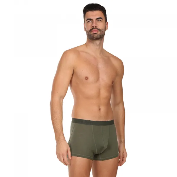 Pánske boxerky HUSKY MEX merino zelené (HT0-0816) L, trenky