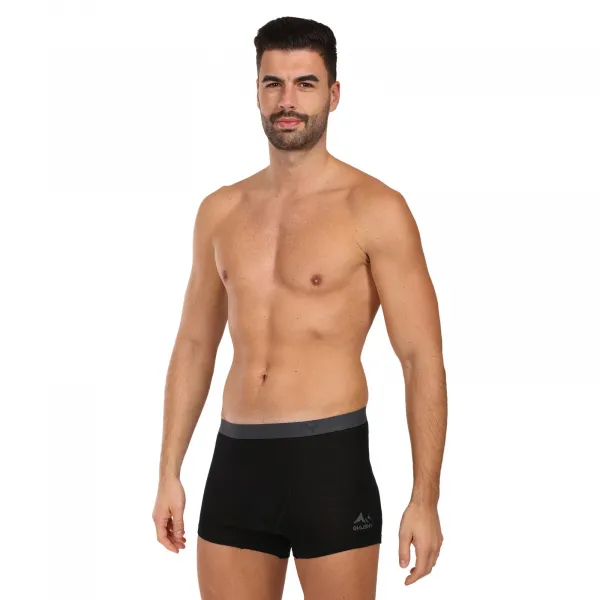 Pánske boxerky HUSKY MEX merino čierné (HT0-0815) M, trenky