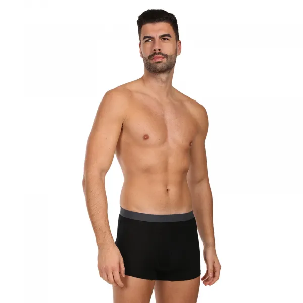 Pánske boxerky HUSKY MEX merino čierné (HT0-0815) M, trenky