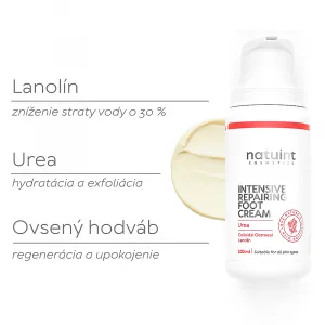 Natuint cosmetics - Zvláčňujúci krém na nohy Lanolín a Urea