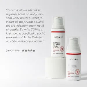 Natuint cosmetics - Zvláčňujúci krém na nohy Lanolín a Urea