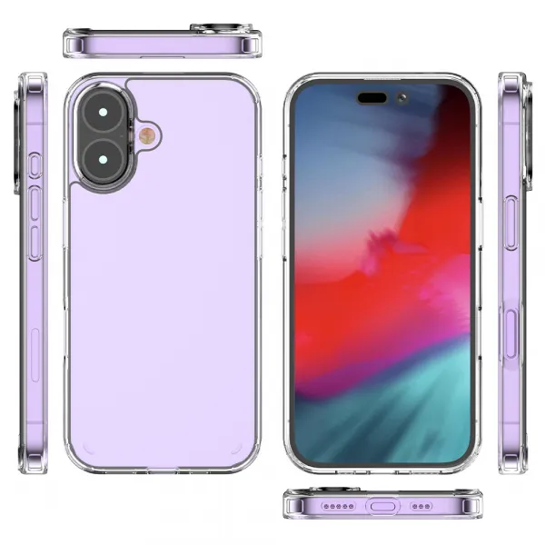 MG Clear kryt na iPhone 16, priesvitný