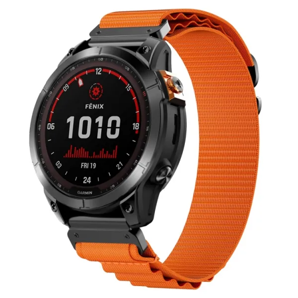 PROTEMIO Alpský ťah remienok QuickFit pre Garmin - šírka 22mm oranžový
