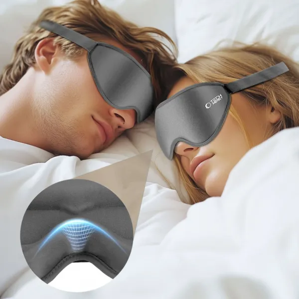 Tech-Protect Eyeshade maska na spanie, šedá