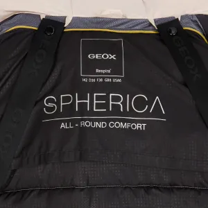 Krémová dámska páperová bunda Geox Spherica