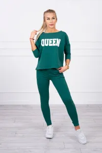 Legínovo Súprava s potlačou Queen čierna Farba: Čierna, Veľkosť: UNI