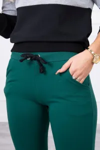 Legínovo Súprava v pestrofarebných pásoch khaki+sivá Farba: Sivá, Veľkosť: UNI