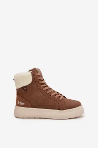 Lee Cooper WINTER W Dámska zimná obuv, hnedá, veľkosť