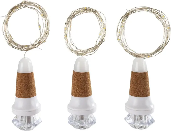Weltbild LED Řetěz Zátka do láhve, 3 ks