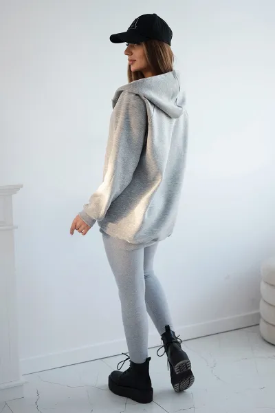 Legínovo Súprava 3 v 1 mikina, top a legíny čierna Farba: Modrá, Veľkosť: UNI