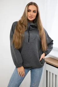 Legínovo Mikina s kapucňou mocca Farba: Khaki, Veľkosť: UNI