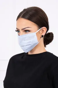 Legínovo Jednorazové chirurgické trojvrstvové rúško s filtrom Farba: Modrá, Veľkosť: UNI