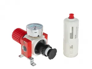 Tvardy filter-regulátor vzduchu 1/2" s manometrom