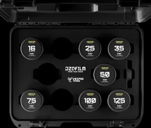 DZO Optics DZOFILM Vespid Prime 16/25/35/50/75/100/125 mm (PL_čierne_puzdro_7 ks) 45282