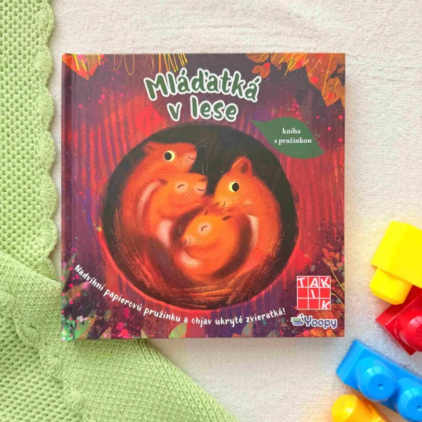 Taktik Mláďatká v lese - kniha s pružinkou
