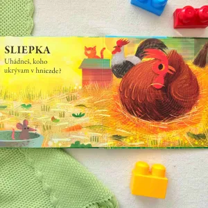 Taktik Mláďatká na farme - kniha s pružinkou