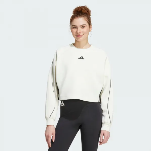 Dámska mikina ADIDAS W STADIUM SWT OWHITE BLACK