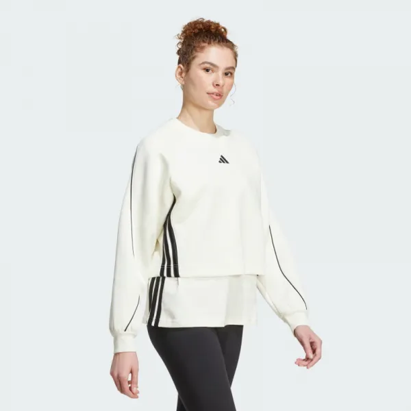Dámska mikina ADIDAS W STADIUM SWT OWHITE BLACK