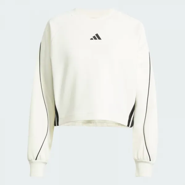 Dámska mikina ADIDAS W STADIUM SWT OWHITE BLACK