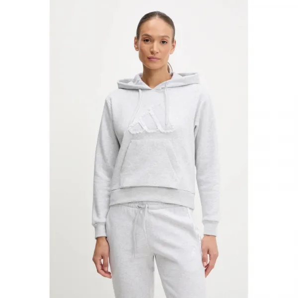 Dámska mikina s kapucňou ADIDAS W CO RUFF HD LGREYH