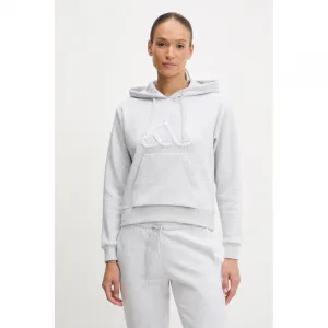 Dámska mikina s kapucňou ADIDAS W CO RUFF HD LGREYH