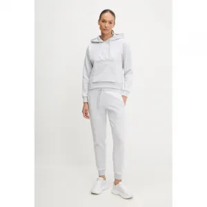 Dámska mikina s kapucňou ADIDAS W CO RUFF HD LGREYH