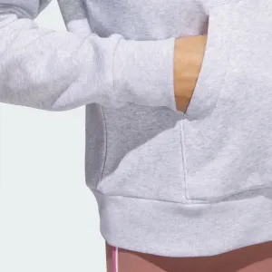 Dámska mikina s kapucňou ADIDAS W CO RUFF HD LGREYH