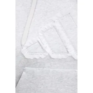Dámska mikina s kapucňou ADIDAS W CO RUFF HD LGREYH